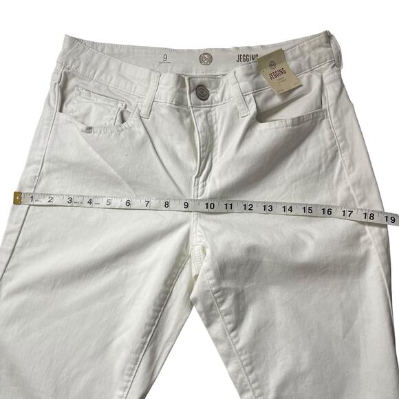 New So White Low Rise Stretch Jeggings Size 9 - Picture 5 of 9